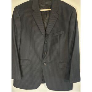 Lauren Ralph Lauren 100% Pure New Wool 3 Button Blazer Sport Coat Jacket 48 R